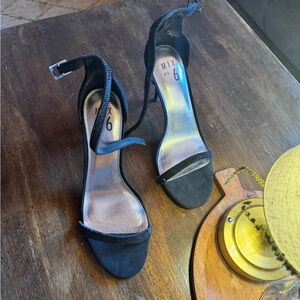 Mix No. 6 Black Strappy Heels